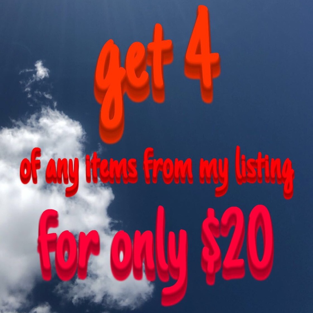 4 Items for $20